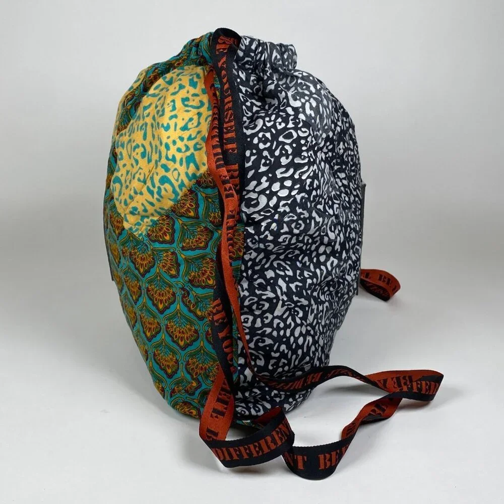 Chapati Berlin Drawstring Backpack Lightweight Colorful Travel Beach School